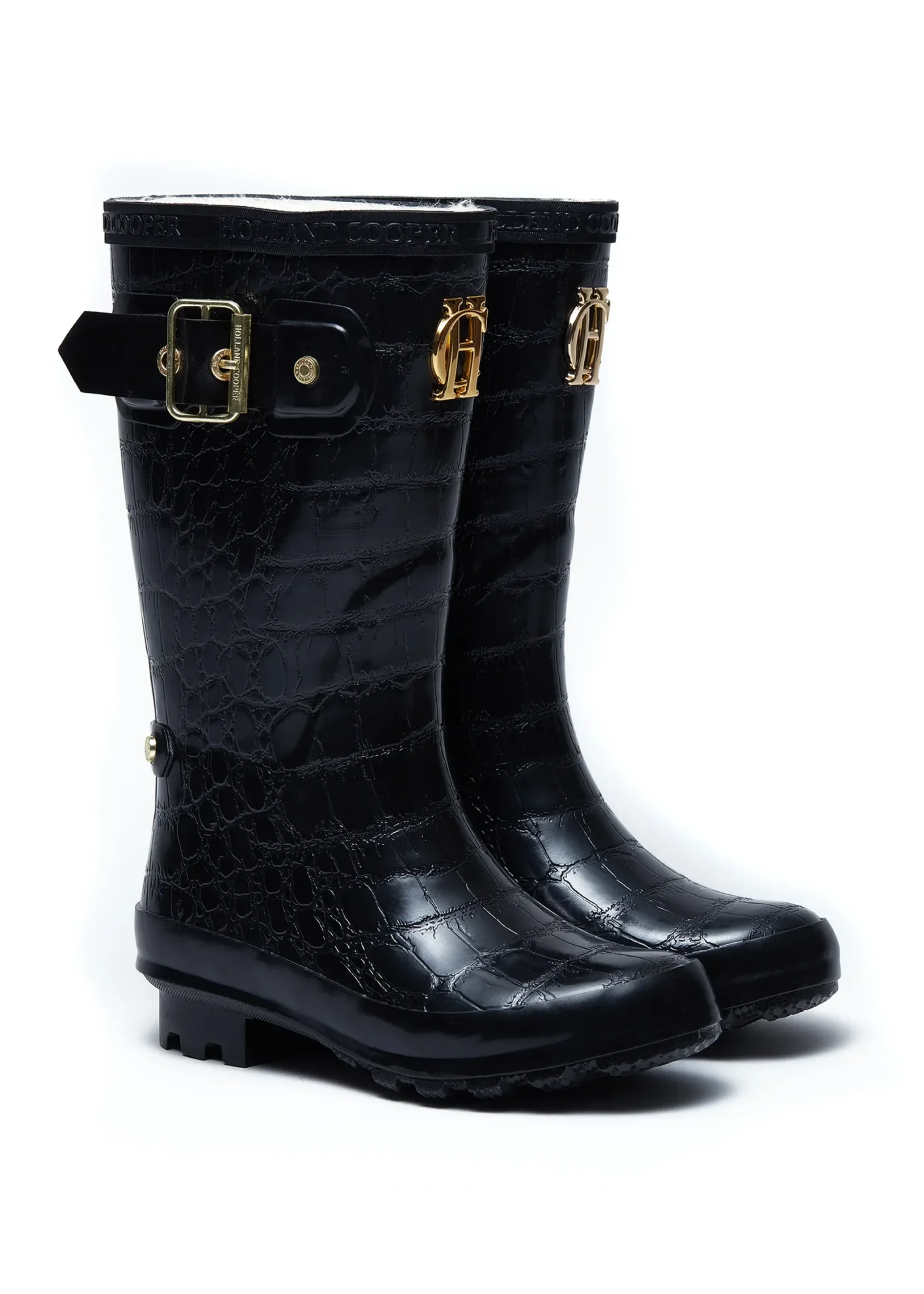 Holland Cooper Little Wellie - Junior Liquorice Outlet