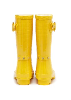 Holland Cooper Little Wellie - Junior Quack Yellow Clearance