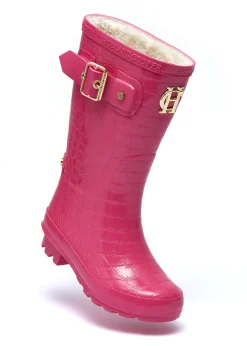 Holland Cooper Little Wellie - Junior Lollipop Pink Outlet