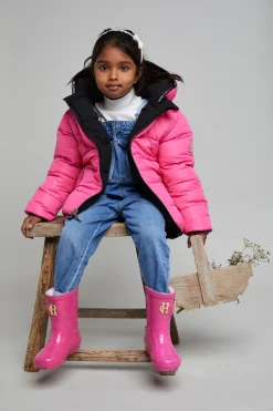 Holland Cooper Little Wellie - Junior Lollipop Pink Outlet