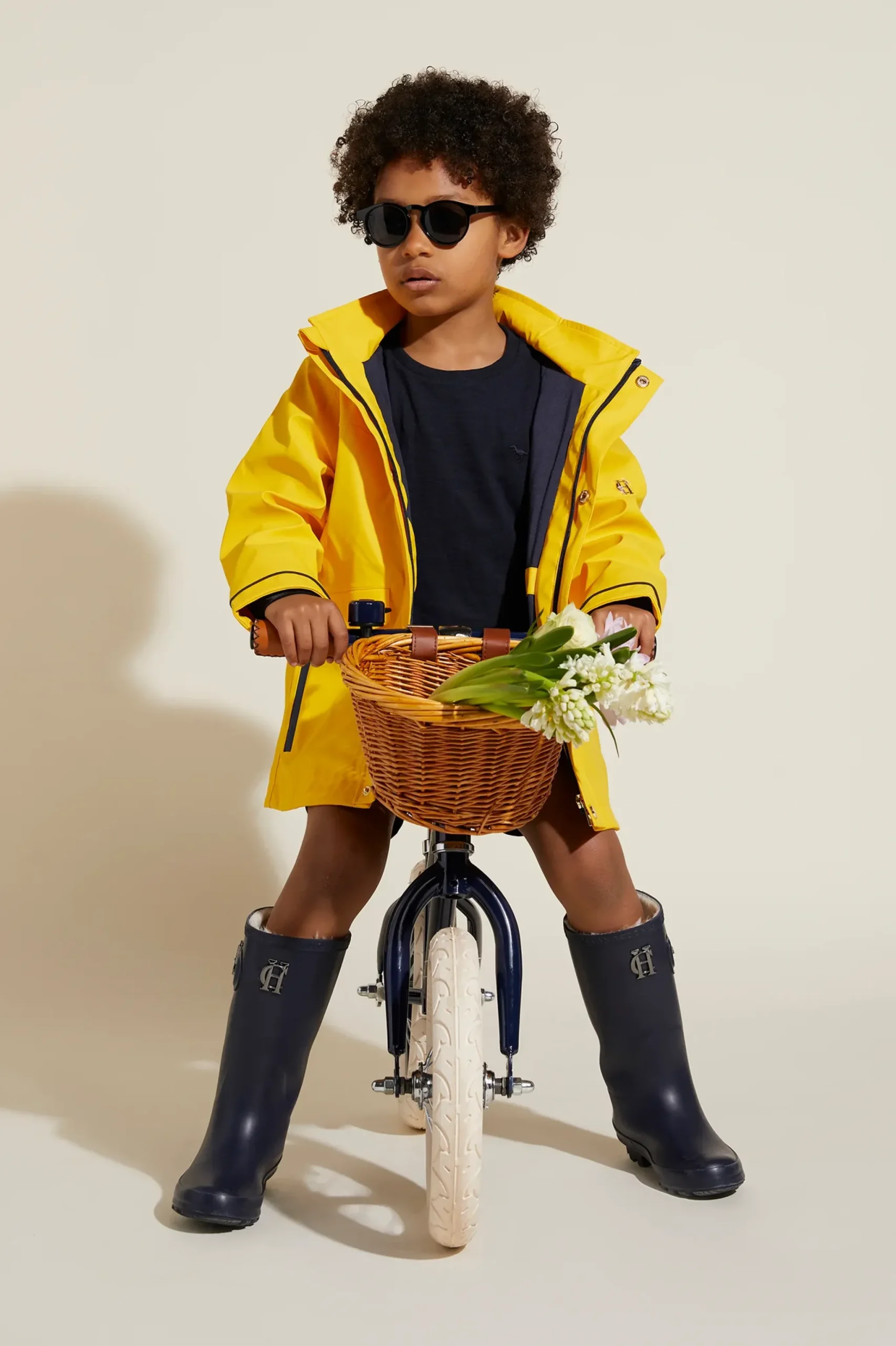 Holland Cooper Little Wellie - Junior Midnight Feast Navy Matte Outlet