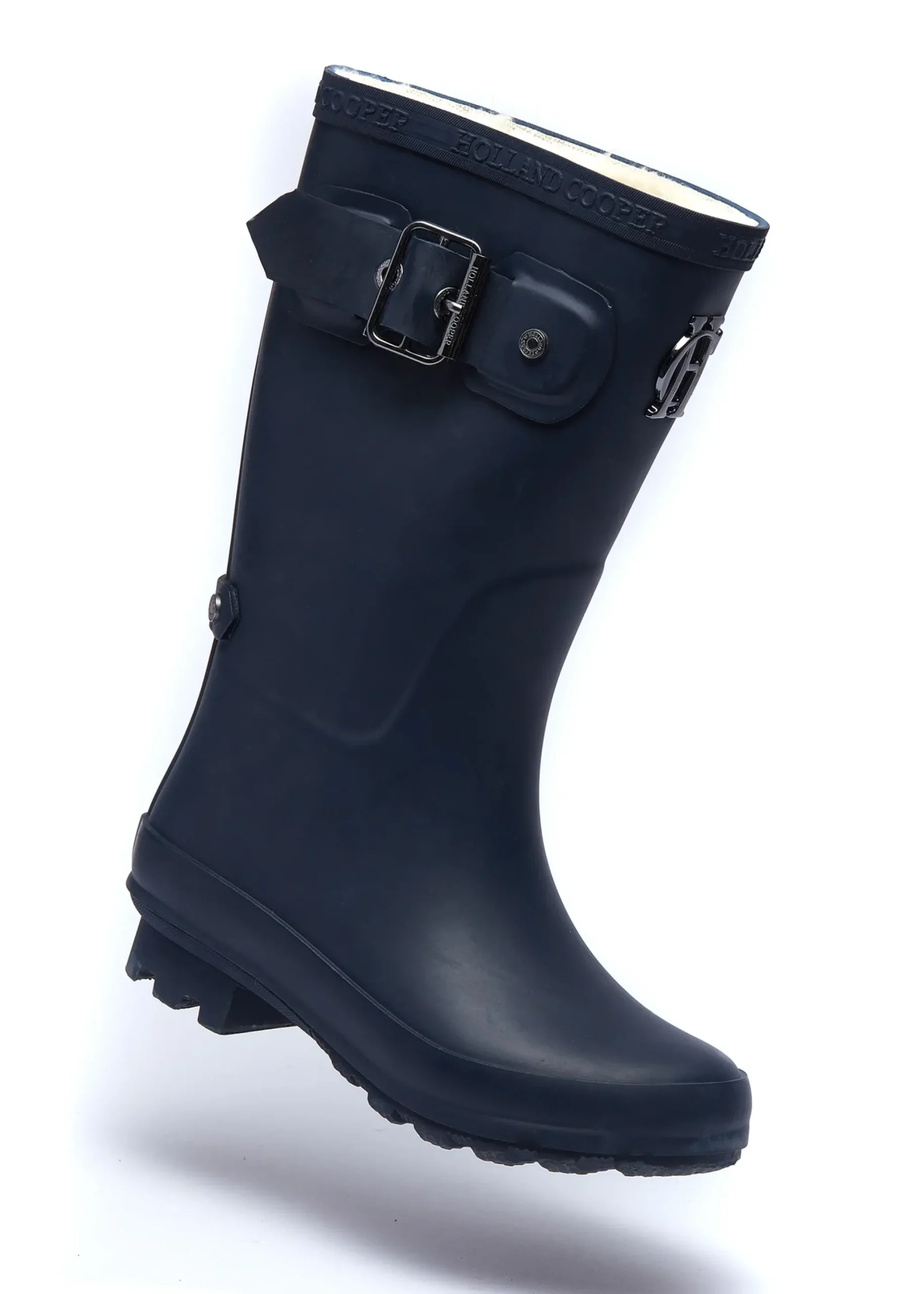 Holland Cooper Little Wellie - Junior Midnight Feast Navy Matte Outlet