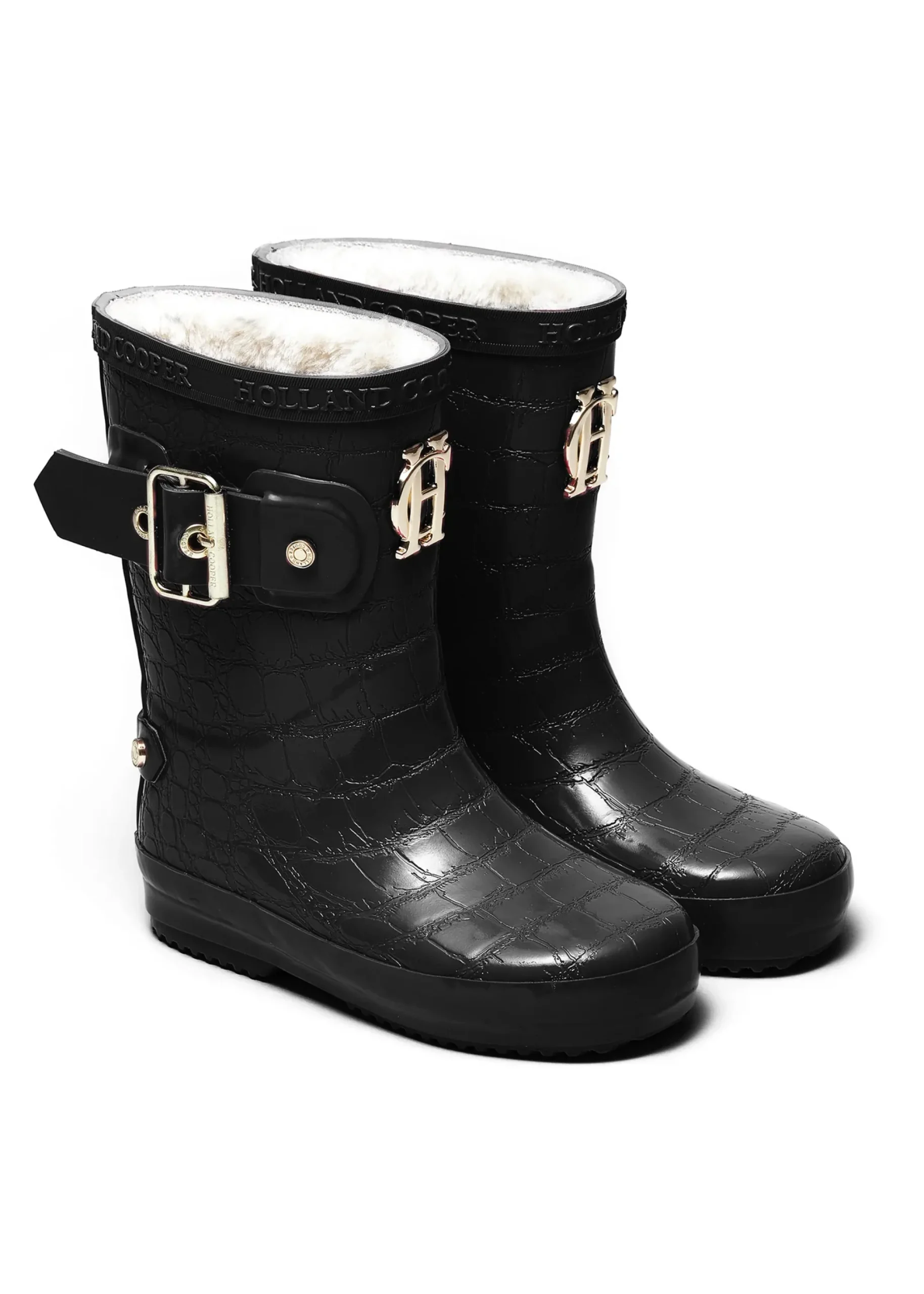Holland Cooper Little Wellie - Toddler Liquorice Hot