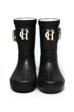 Holland Cooper Little Wellie - Toddler Liquorice Hot