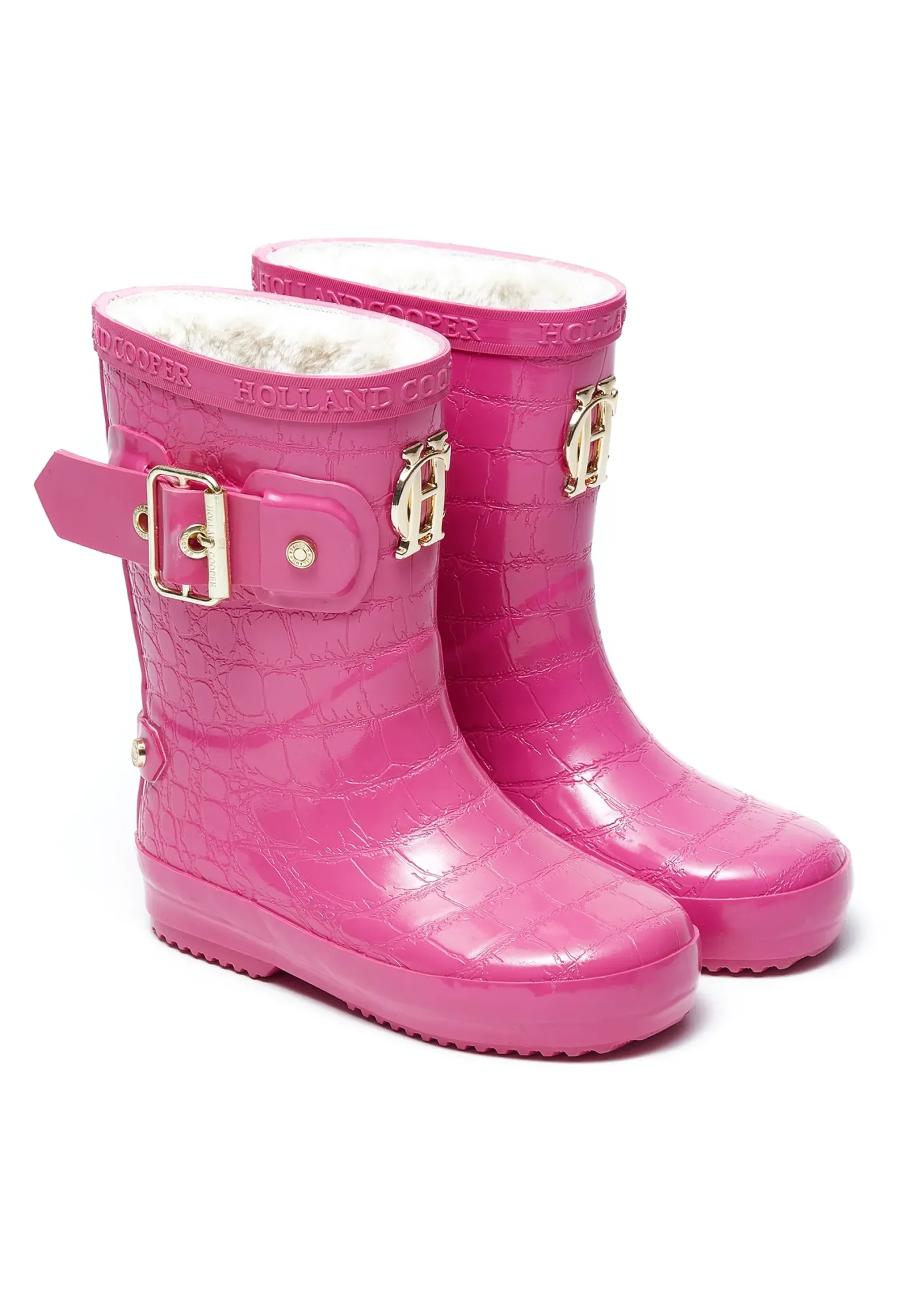 Holland Cooper Little Wellie - Toddler Lollipop Pink Outlet
