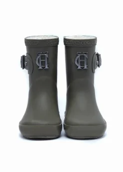 Holland Cooper Little Wellie - Toddler Dinosaur Green Sale