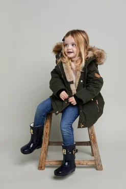 Holland Cooper Little Wellie - Toddler Midnight Feast Navy Croc Clearance