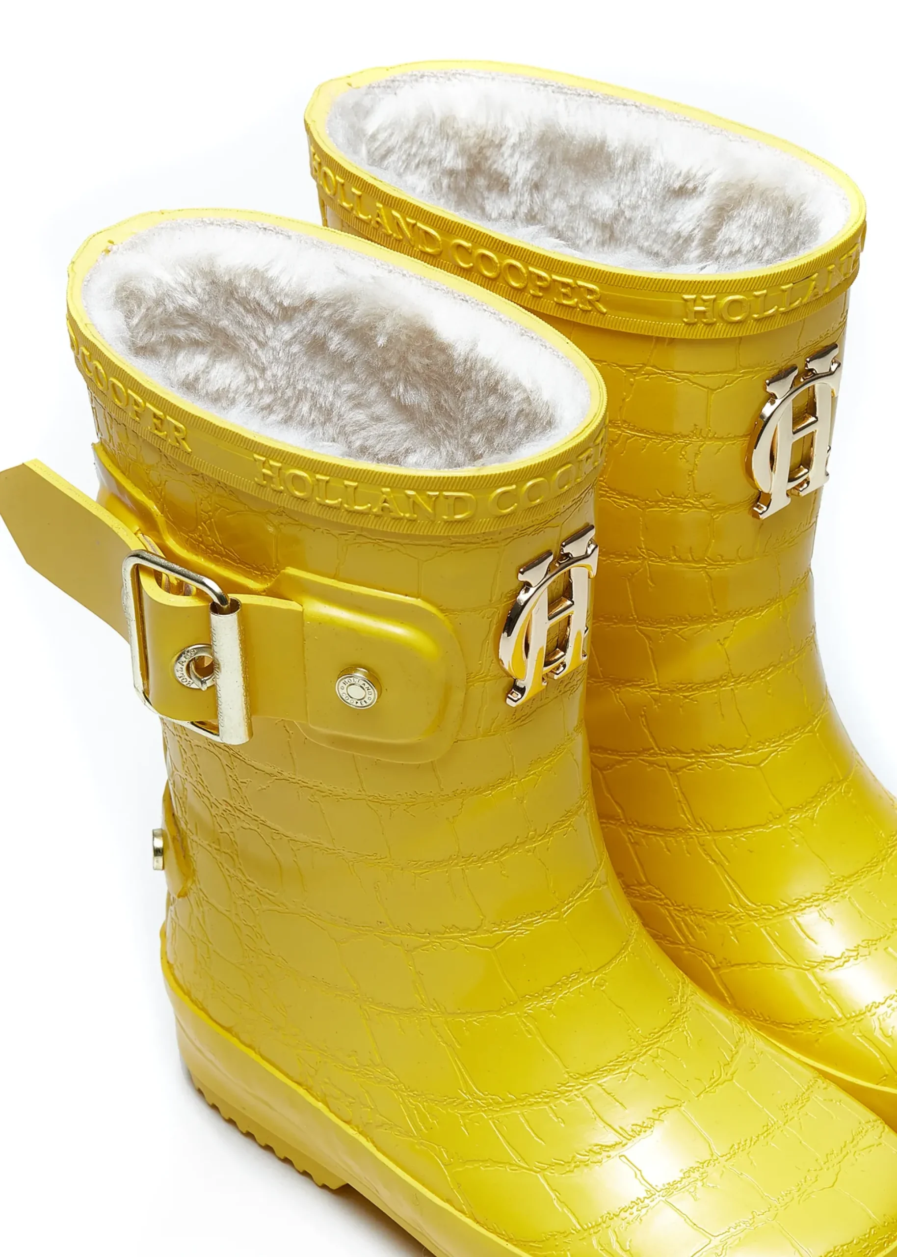 Holland Cooper Little Wellie - Toddler Quack Yellow New