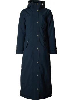 Holland Cooper Longline Training Coat Ink Navy Outlet