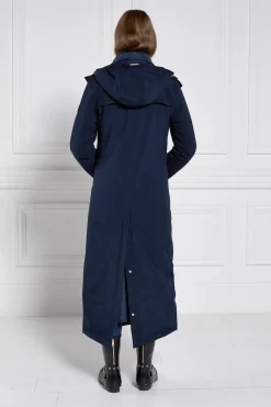 Holland Cooper Longline Training Coat Ink Navy Outlet