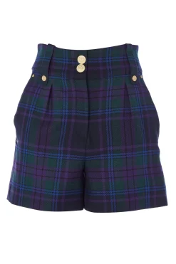 Holland Cooper Luxe Tailored Short Heather Tartan Online
