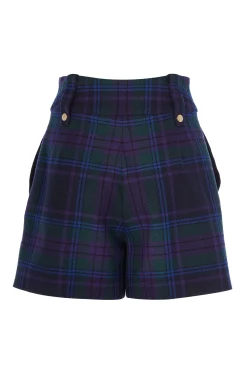 Holland Cooper Luxe Tailored Short Heather Tartan Online