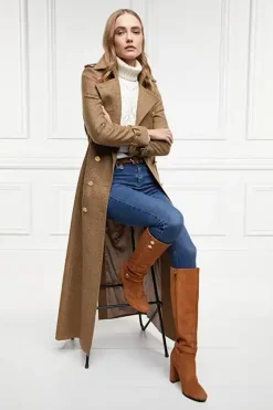 Holland Cooper Marlborough Knee Boot Tan Hot