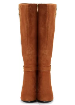 Holland Cooper Marlborough Knee Boot Tan Hot