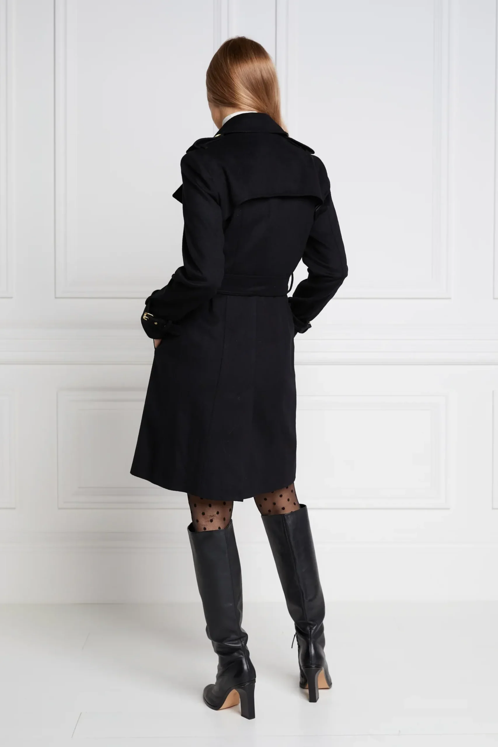 Holland Cooper Marlborough Trench Coat Soft Black Online