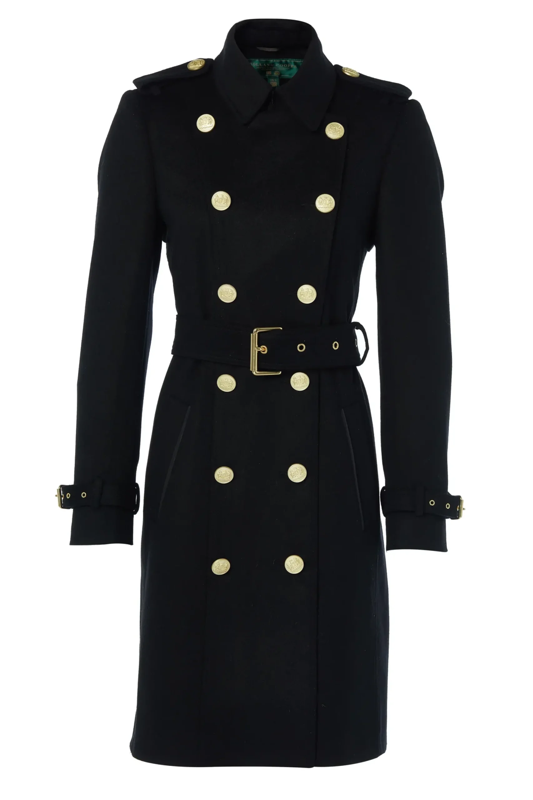 Holland Cooper Marlborough Trench Coat Soft Black Online