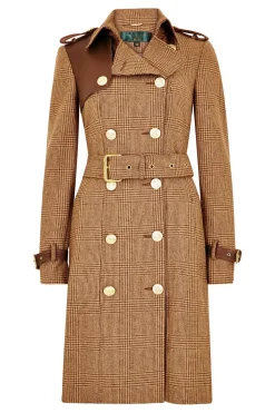 Holland Cooper Marlborough Trench Coat Tawny Hot