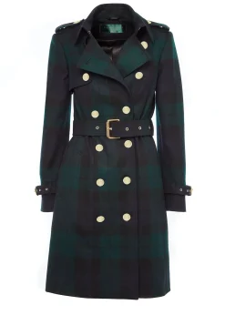 Holland Cooper Marlborough Trench Coat Blackwatch New
