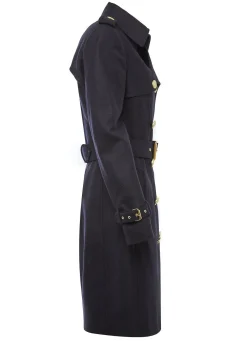 Holland Cooper Marlborough Trench Coat Soft Navy Outlet