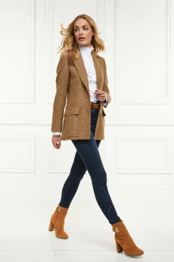 Holland Cooper Mayfair Suede Ankle Boot Tan