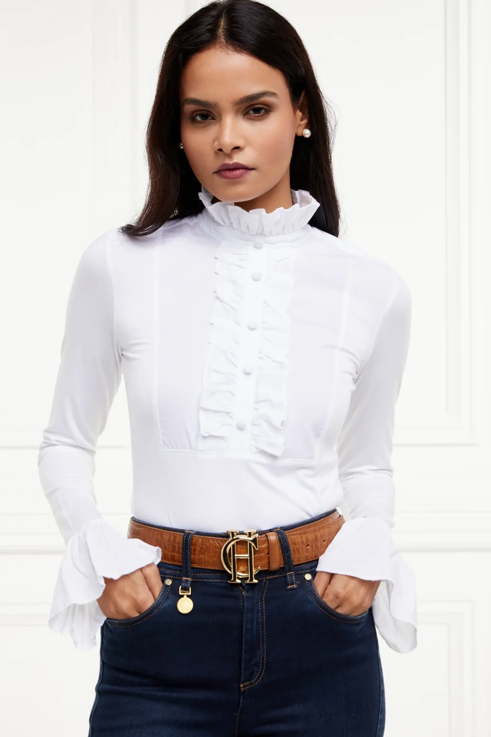 Holland Cooper Melissa Jersey Blouse Sale
