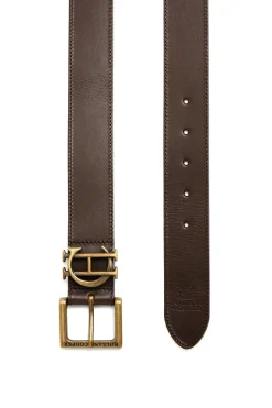 Holland Cooper Men's Classic Belt Chocolate Hot