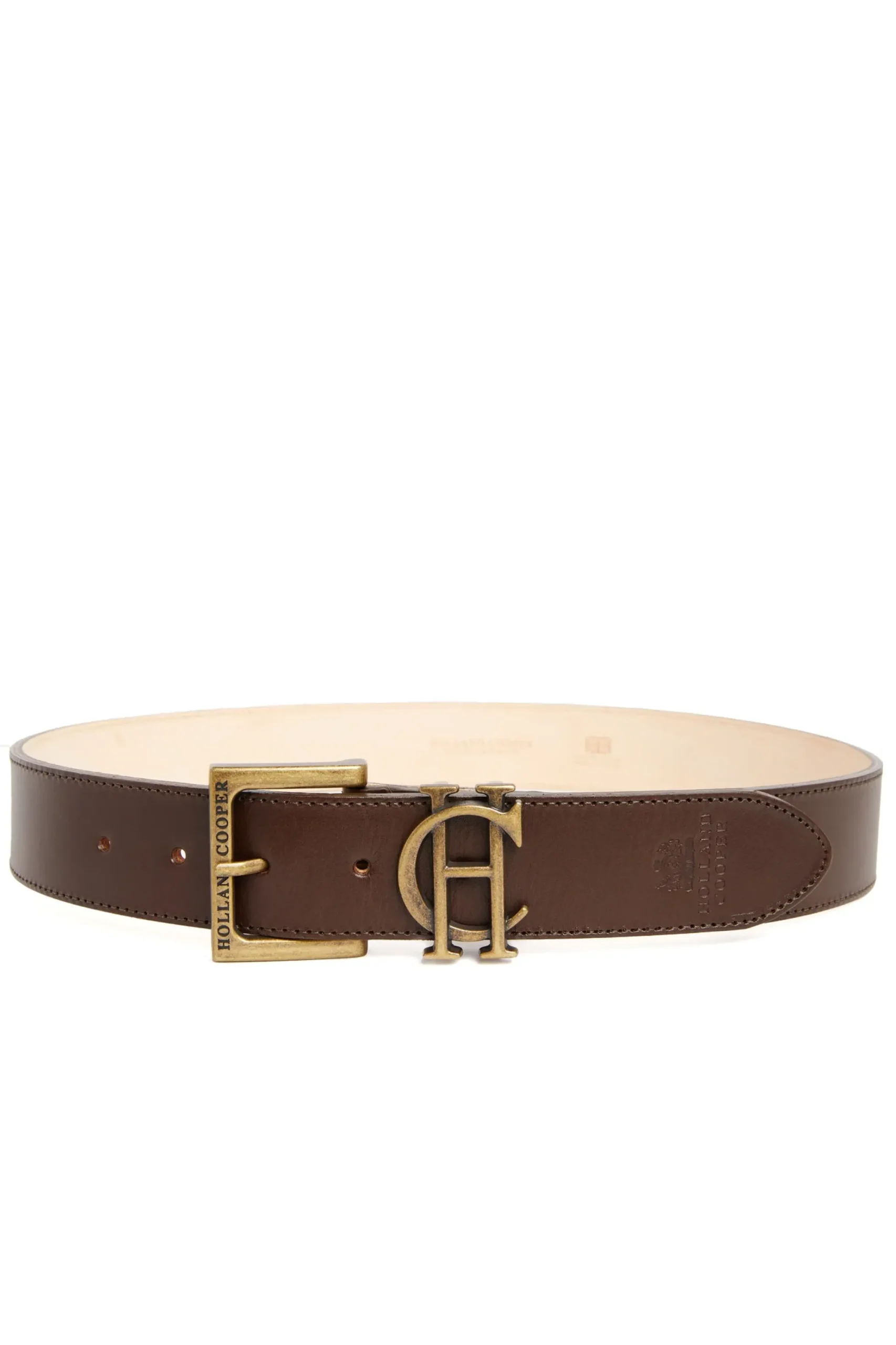 Holland Cooper Men's Classic Belt Chocolate Hot