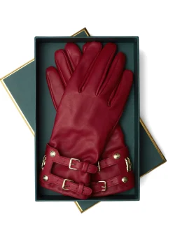 Holland Cooper Monogram Leather Gloves Mulberry Hot