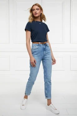 Holland Cooper Monogram Tee Ink Navy Outlet