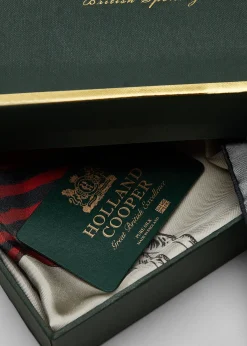 Holland Cooper Silk Scarf Nine Horse Clearance