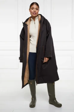 Holland Cooper One-Size Waterproof Coat Chocolate Sale