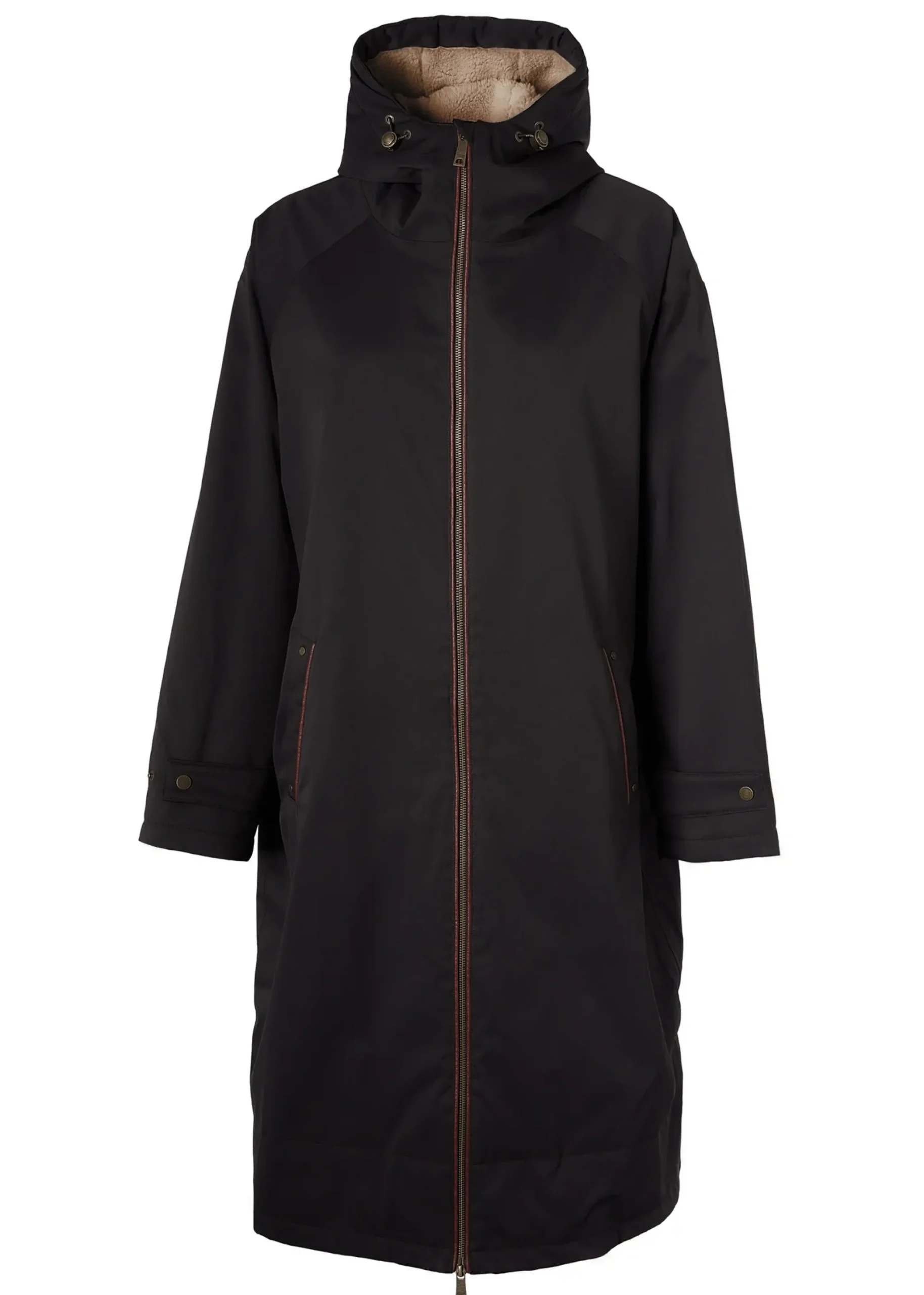 Holland Cooper One-Size Waterproof Coat Chocolate Sale