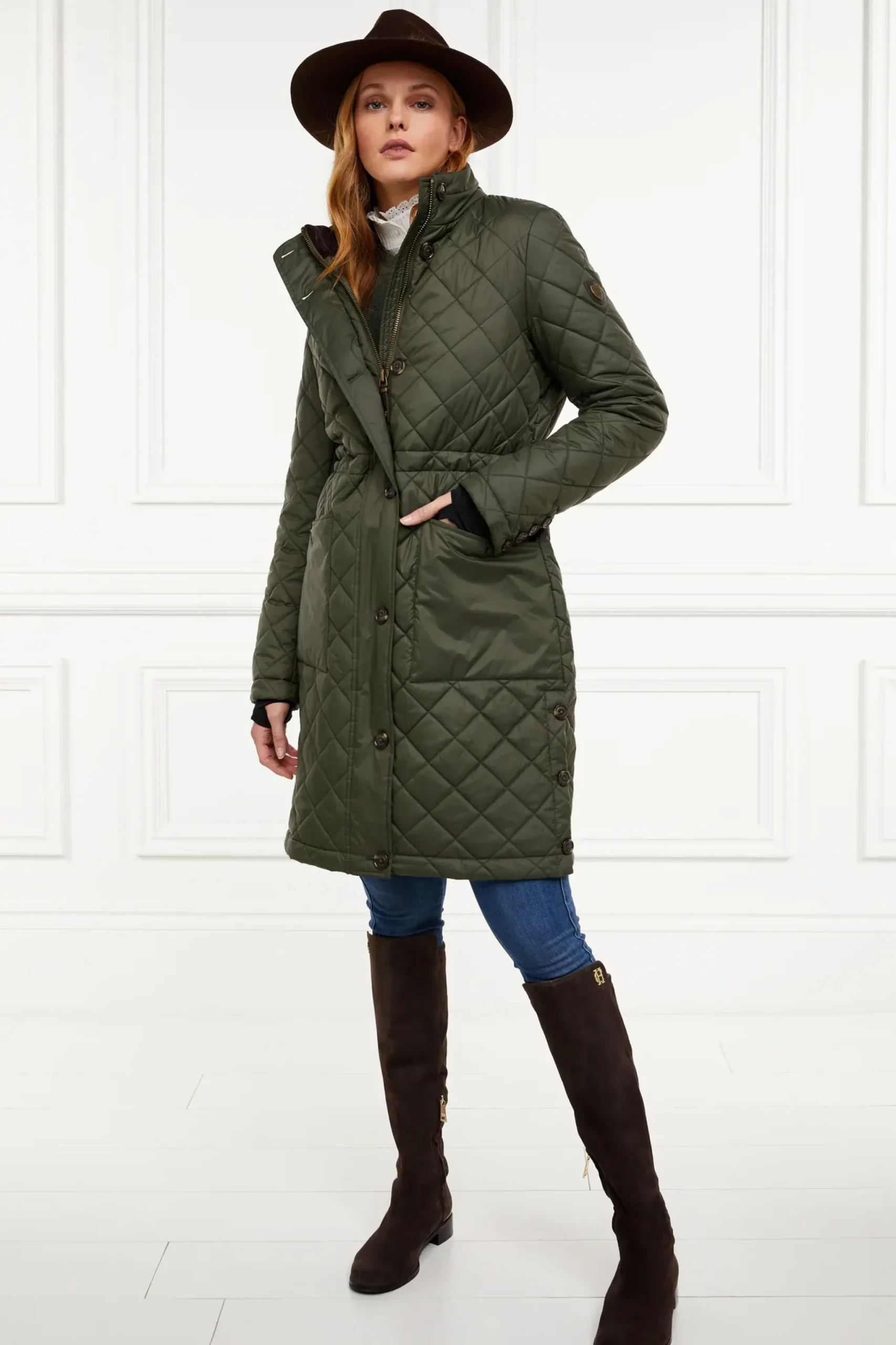 Holland Cooper Painswick Quilted Coat Outlet