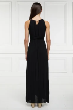 Holland Cooper Paloma Maxi Dress Black New