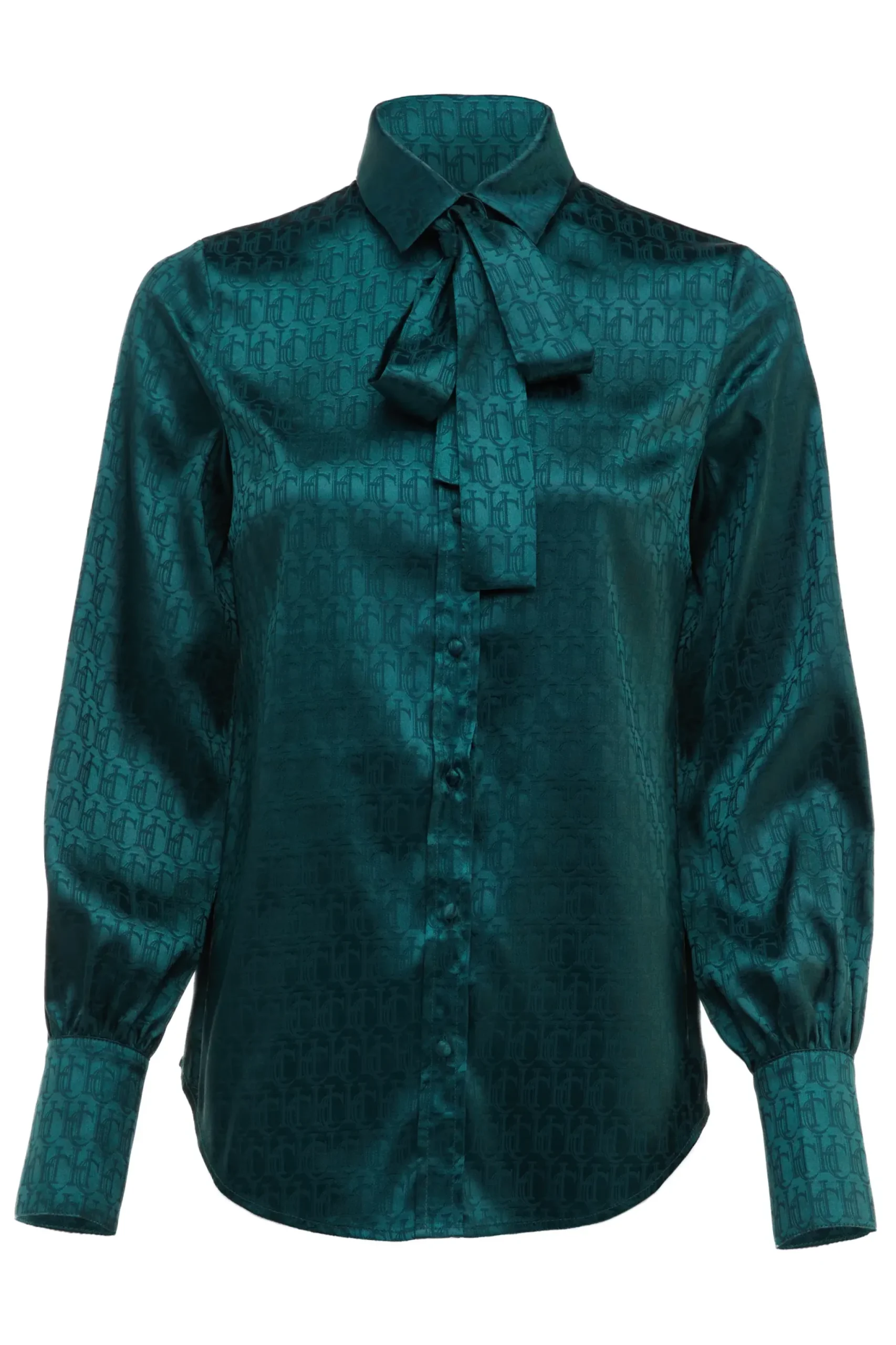 Holland Cooper Penny Jacquard Shirt Emerald