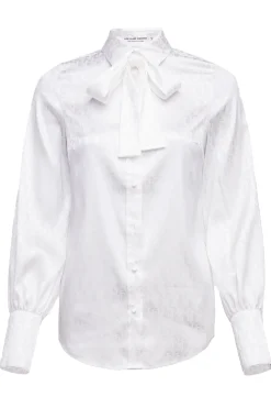 Holland Cooper Penny Jacquard Shirt White Hot
