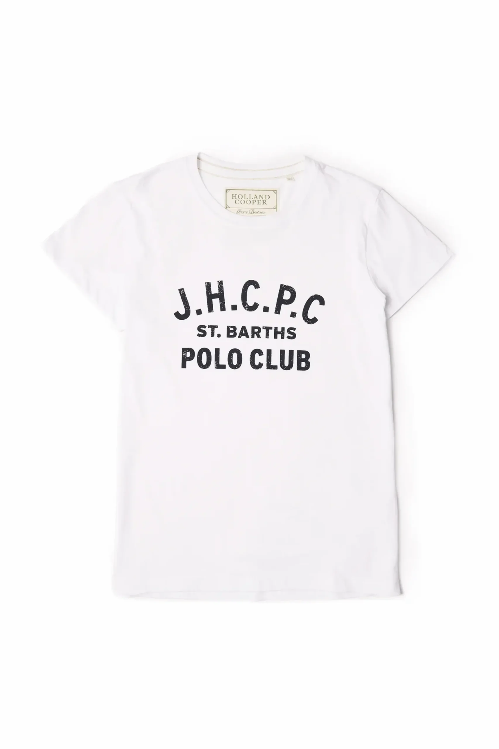 Holland Cooper Polo Club Tee White Hot