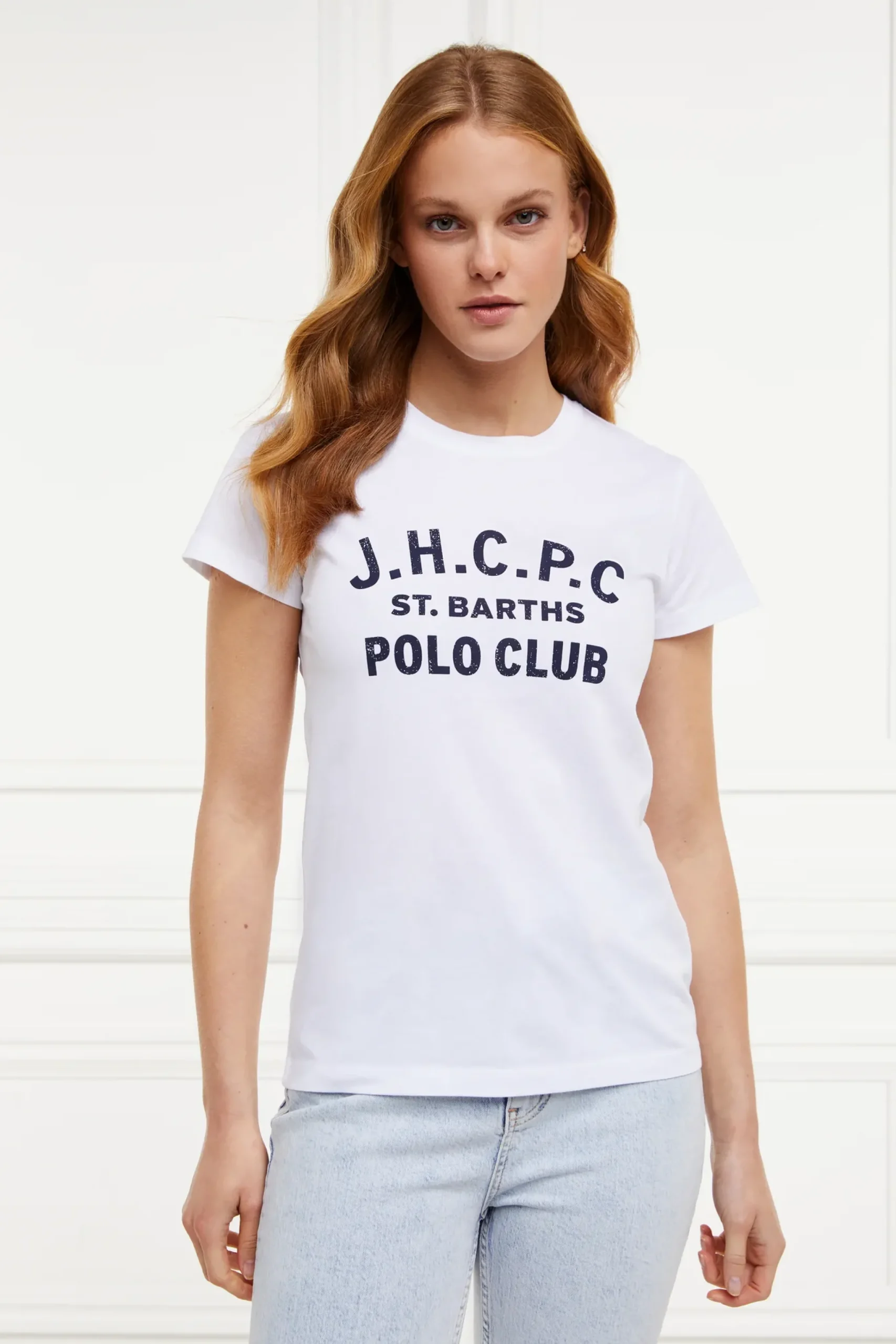 Holland Cooper Polo Club Tee White Hot