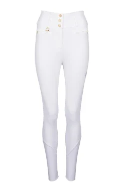 Holland Cooper Premium Competition High Rise Breeches White New