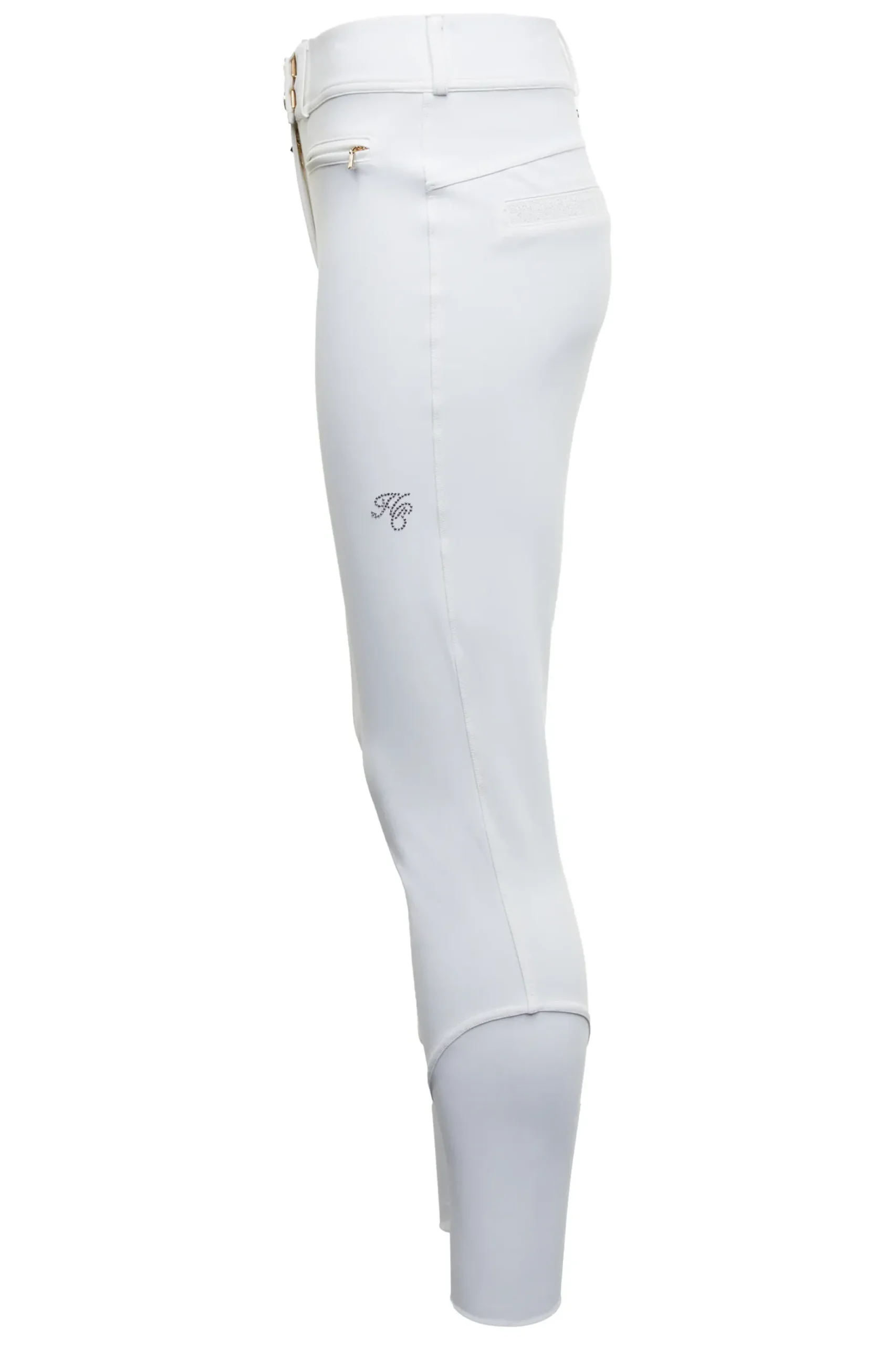 Holland Cooper Premium Competition Mid Rise Breeches White Sale