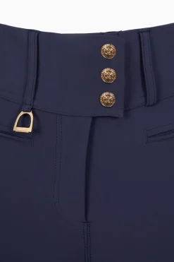 Holland Cooper Premium High Rise Breeches Yale Blue Best