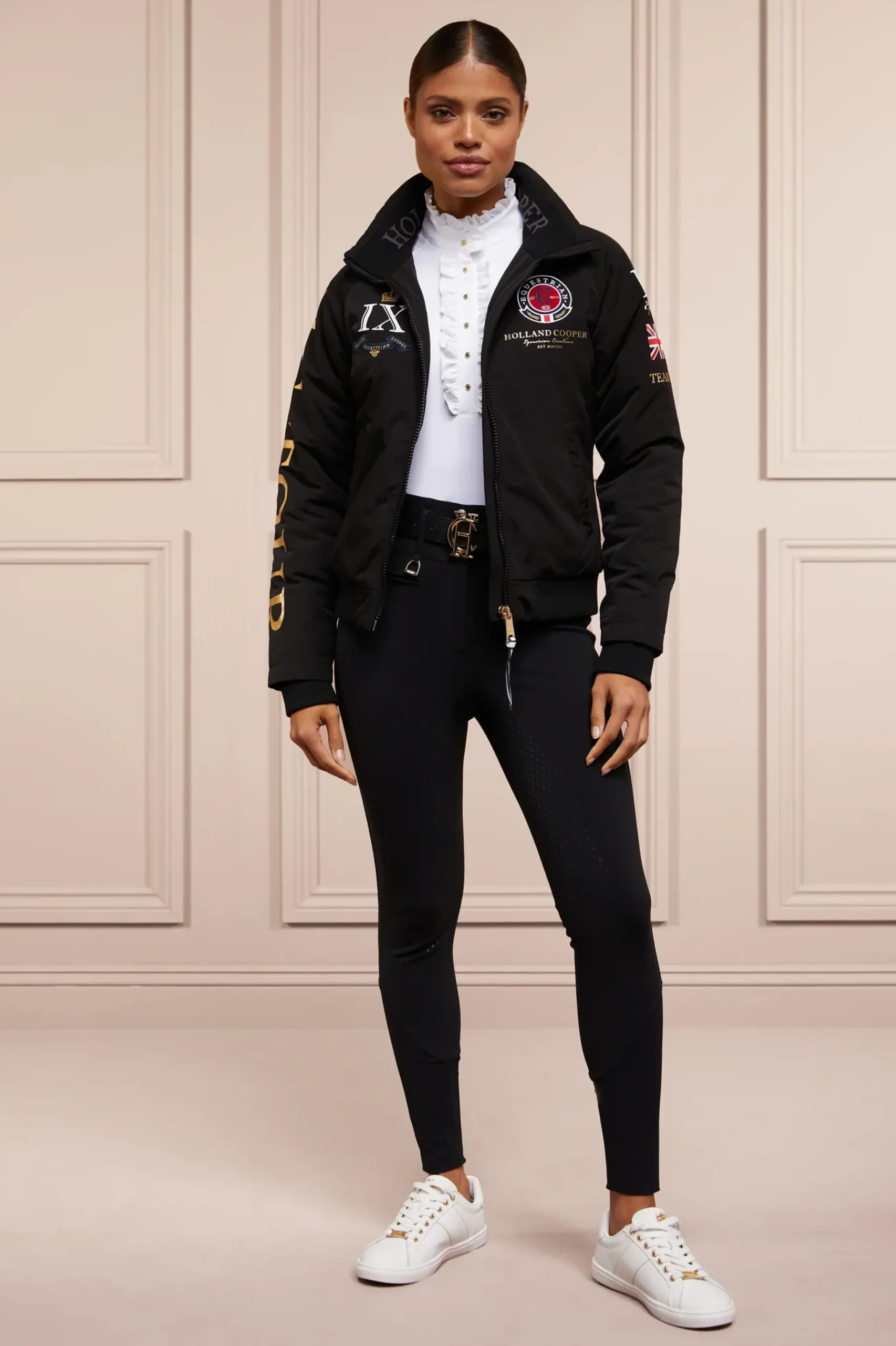 Holland Cooper Premium High Rise Breeches Black New