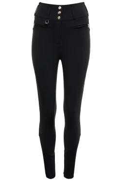 Holland Cooper Premium High Rise Breeches Black New