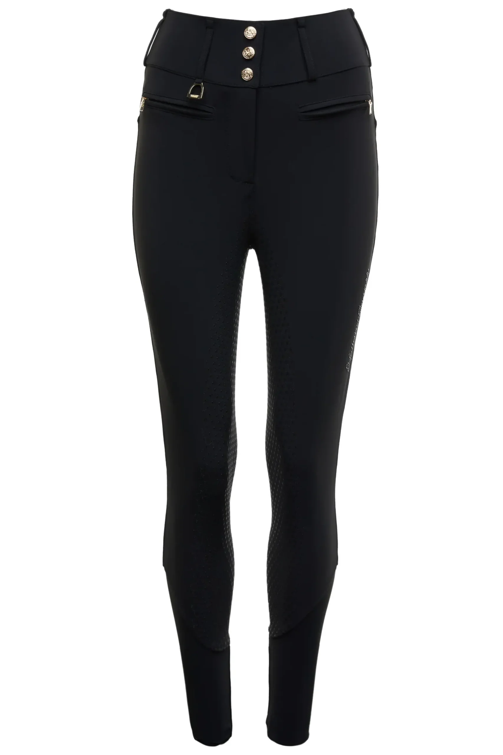 Holland Cooper Premium High Rise Breeches Black New