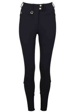 Holland Cooper Premium Mid Rise Breeches Black Clearance