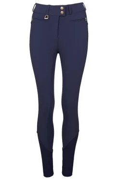 Holland Cooper Premium Mid Rise Breeches Yale Blue Best