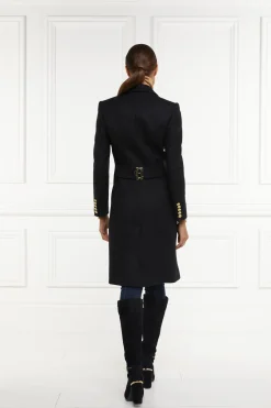 Holland Cooper Regency Coat Soft Black Online