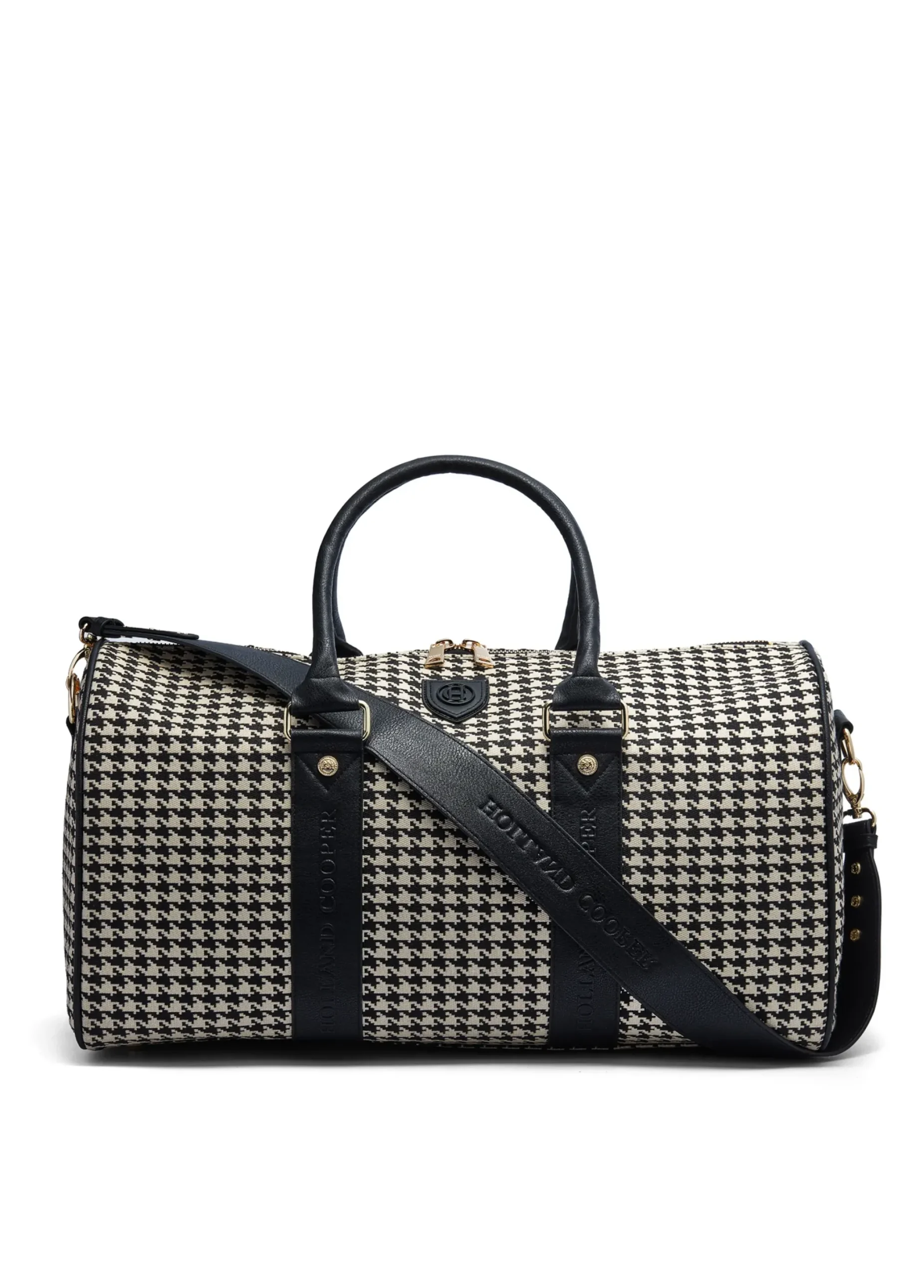 Holland Cooper Regency Holdall Ecru Houndstooth Online