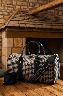 Holland Cooper Regency Holdall Ecru Houndstooth Online