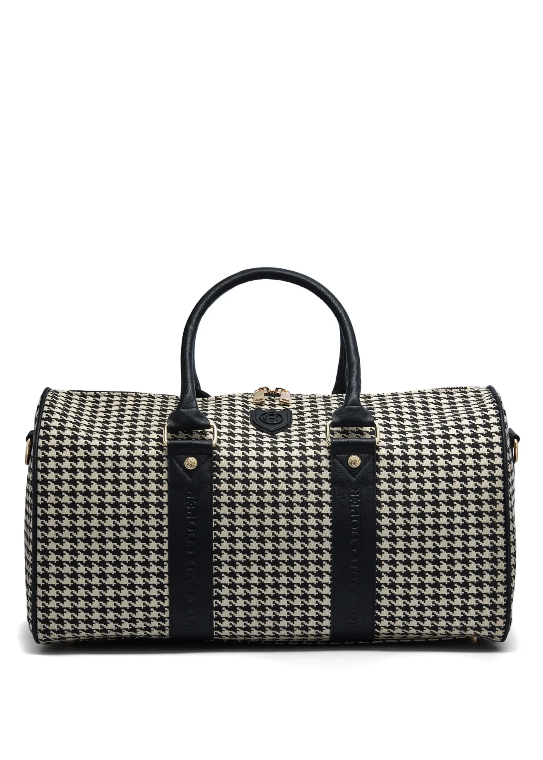 Holland Cooper Regency Holdall Ecru Houndstooth Online
